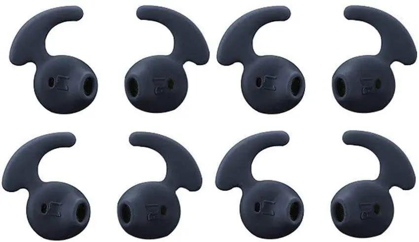 

Earbud Covers Ear Hooks Tips Replacement Silicone Ear Gels Buds for Samsung S7 S7edge S6 Edge 9200 G9250 Level U Earbuds 4 Pairs