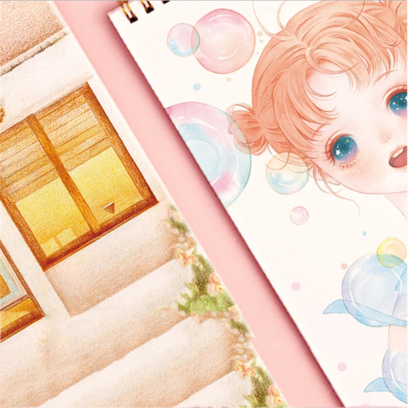 Профессиональная Акварельная бумага 16 к 24 листа ручная роспись мелкозернистая