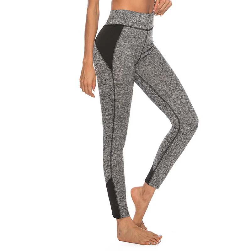 Женские спортивные штаны для бега с высокой талией леггинсы фитнеса