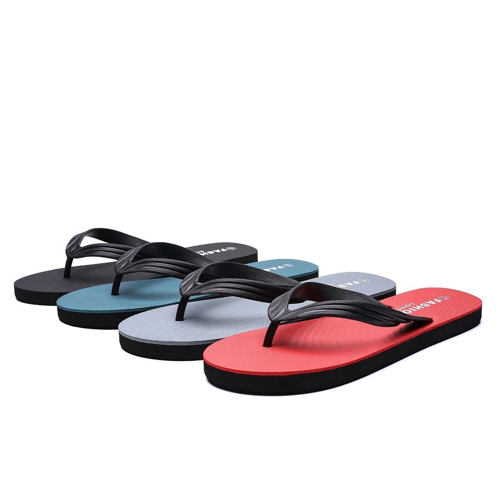 

2021 New Arrival Summer Men Flip Flops High Quality Beach Sandals Anti-slip Zapatos Hombre Casual Soft Bottom Beach Shoes Cheap