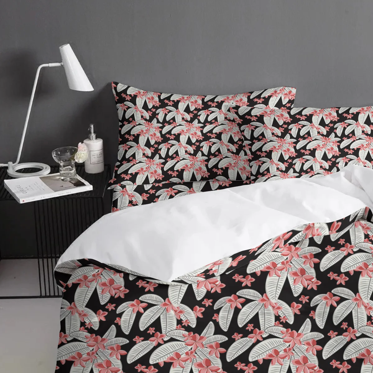 Flower Pattern of Tropical Plants Duvet Cover Set Vintage Floral Art Design Collection 3/4pcs Bedding Bed Sheet Pillowcas | Дом и сад