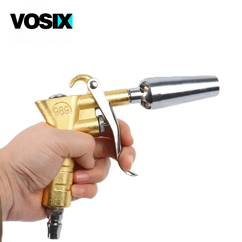

Industrial Air Blow Gun with Aluminum Air Flow Nozzle, High Flow Dust Cleaning Air Blower Pneumatic Air Compressor Accessory