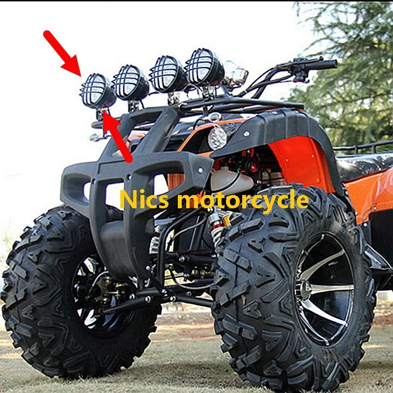 Светодиодная лампа для фары 12 В 3 проводной мотовездеход картинг квадроцикл