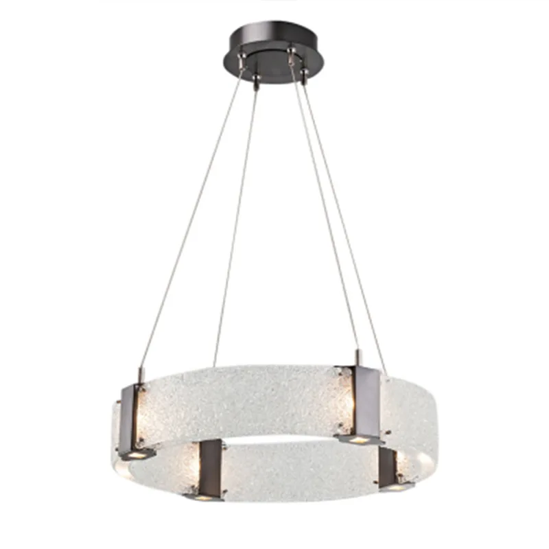 Современная креативная люстра из нержавеющей стали в скандинавском стиле