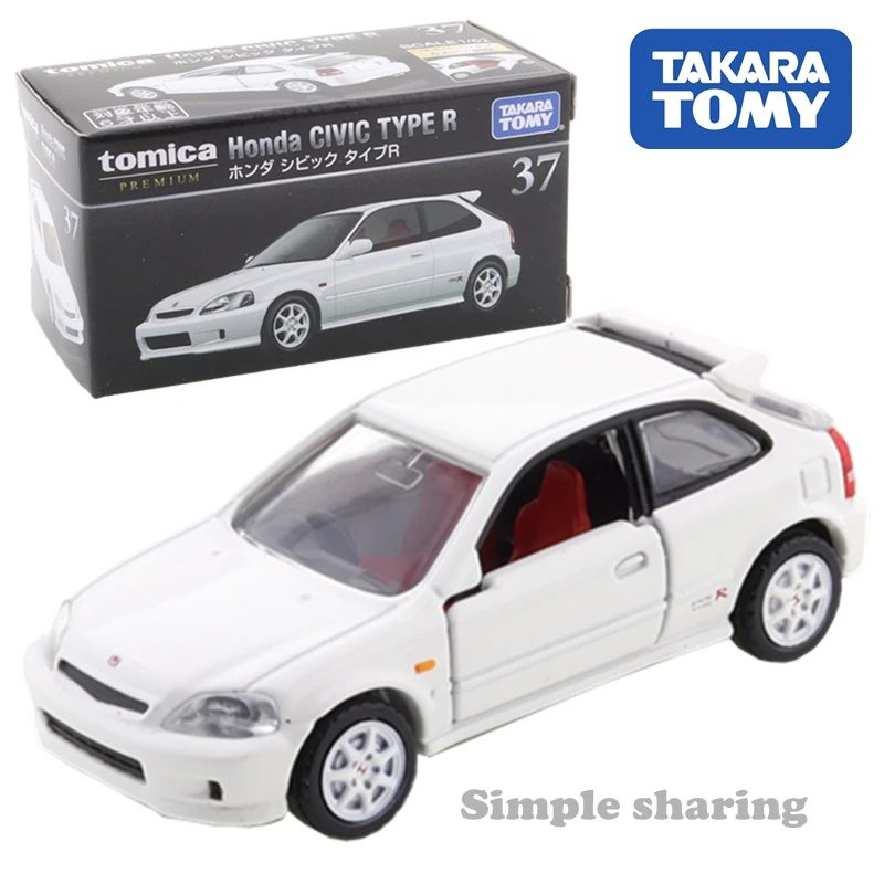 Takara Tomy Tomica Premium 37 Honda Civic Type R Scale 1/62 популярная детская игрушки моторные литая