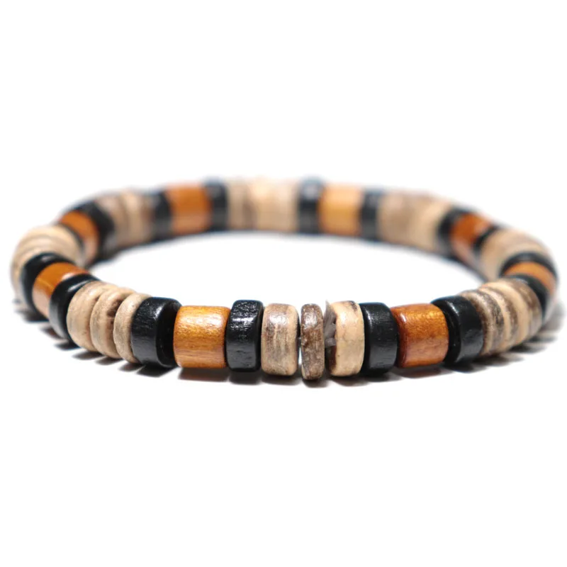 Античный деревянный браслет ручной работы Цыганский Готический Ретро для