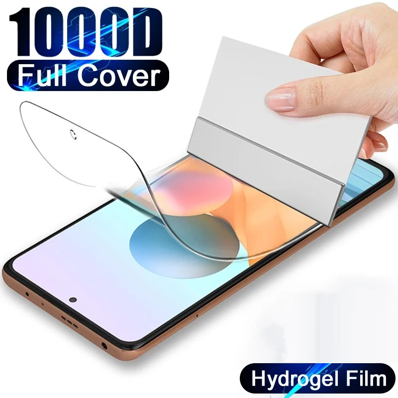 

Protection Film For Xiaomi Redmi 9 Power Prime 9A 9AT 9C 9i 9T Note 10 Pro 5G 10S 10T Hydrogel Film Screen Protector Cover Film