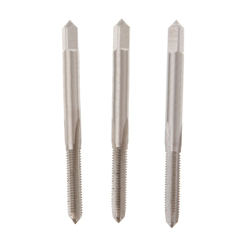 

3Pcs/Set M3/M4/M5/M6 HSS Machine Hand Screw Thread Metric Plug Tap