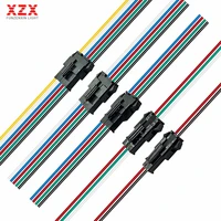 jst connector male and female 15cm 23456pin for ws2812 ws2815 5050 3528 led strip light 1050100pair