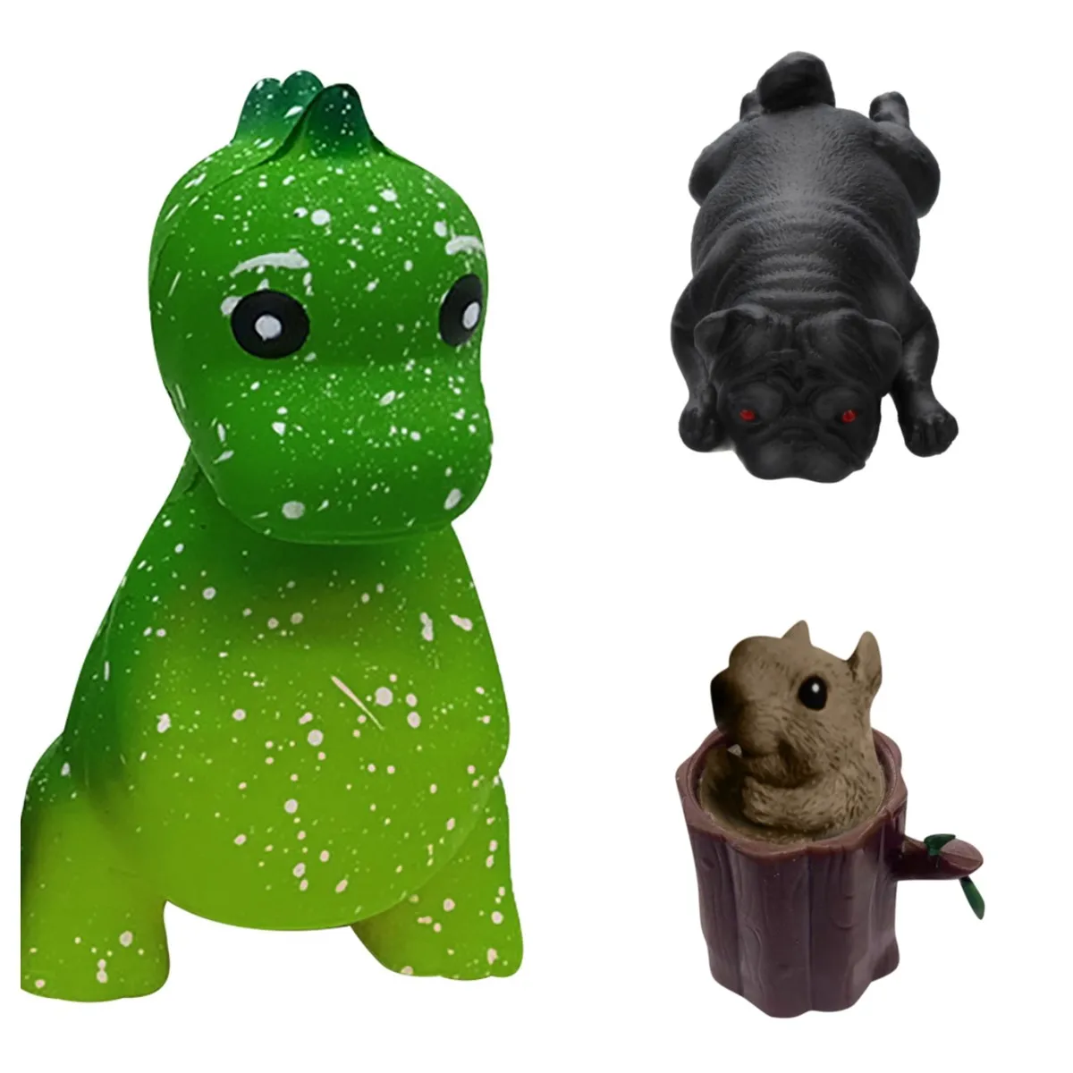 Squishyies Mochi Pug щенок Сжимаемый Забавный кавайный снятие стресса игрушки подарки