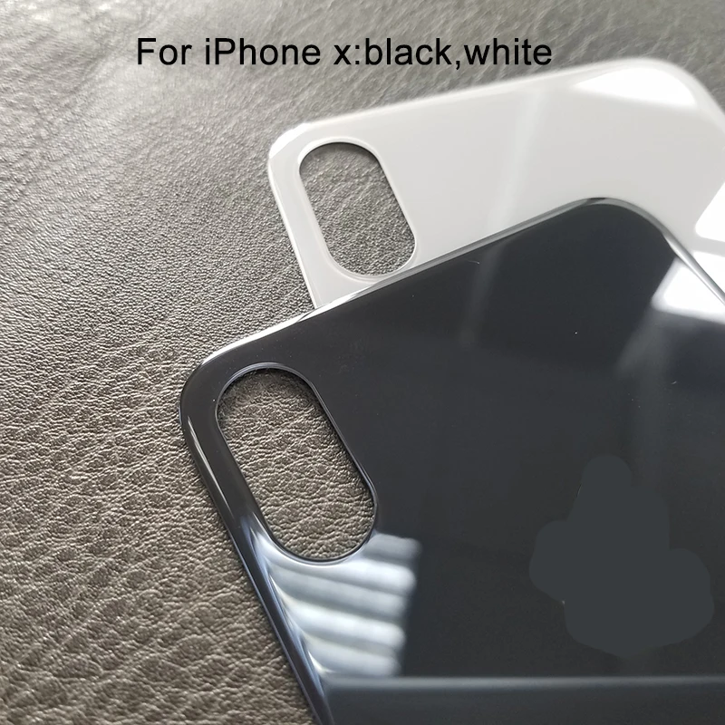 Легкая замена задней крышки стекла задний корпус для iPhone X XR XS XSM задняя дверь корпус монтаж корпуса Замена с большим отверстием