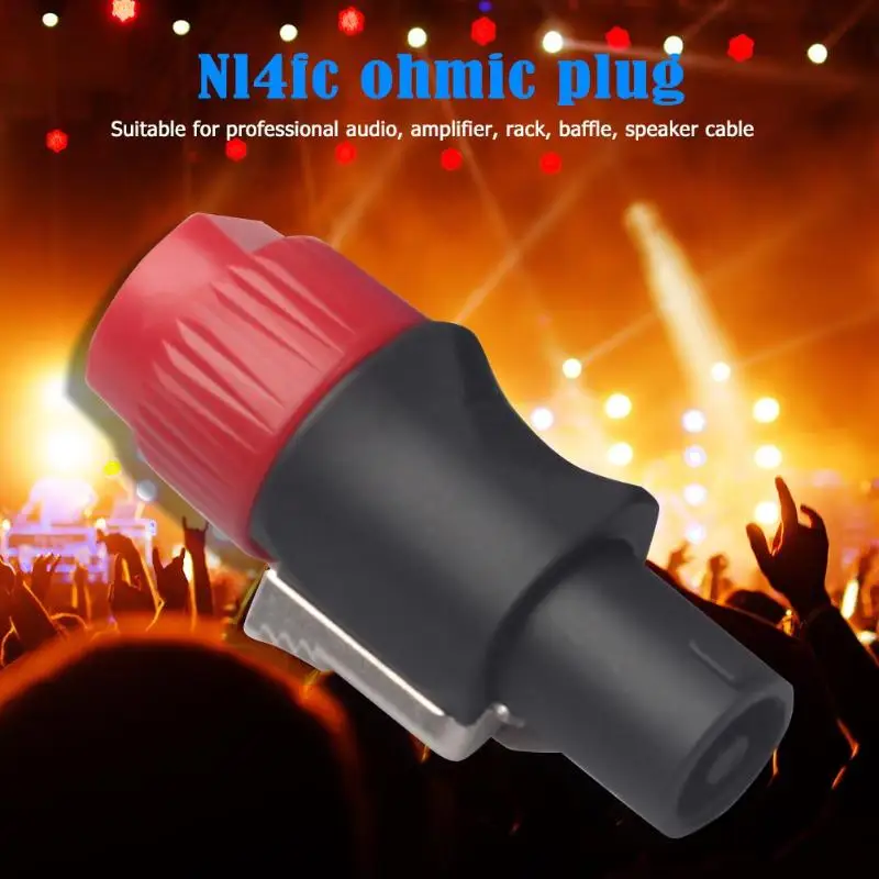NL4FC 4 полюсный Ом разъем аудио Громкоговоритель усилитель сварочный кабель вилки