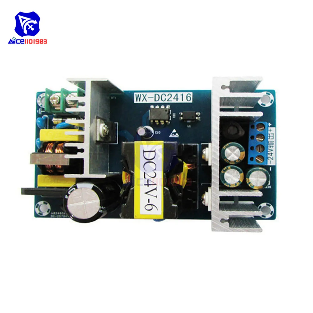 AC-DC AC DC силовой модуль трансформатор 4А до 6А DC 24 В Макс 9А 150 Вт стабильная Высокая мощность импульсный источник питания плата адаптера