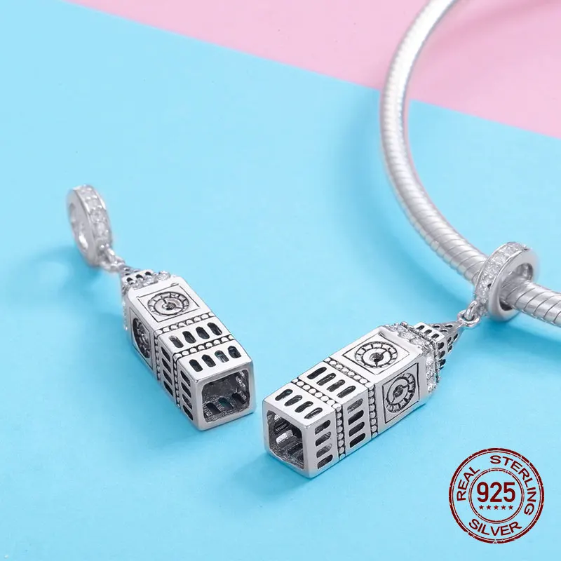 Подвеска для ожерелья браслет в британском стиле Биг-Бен шарм оригинальные