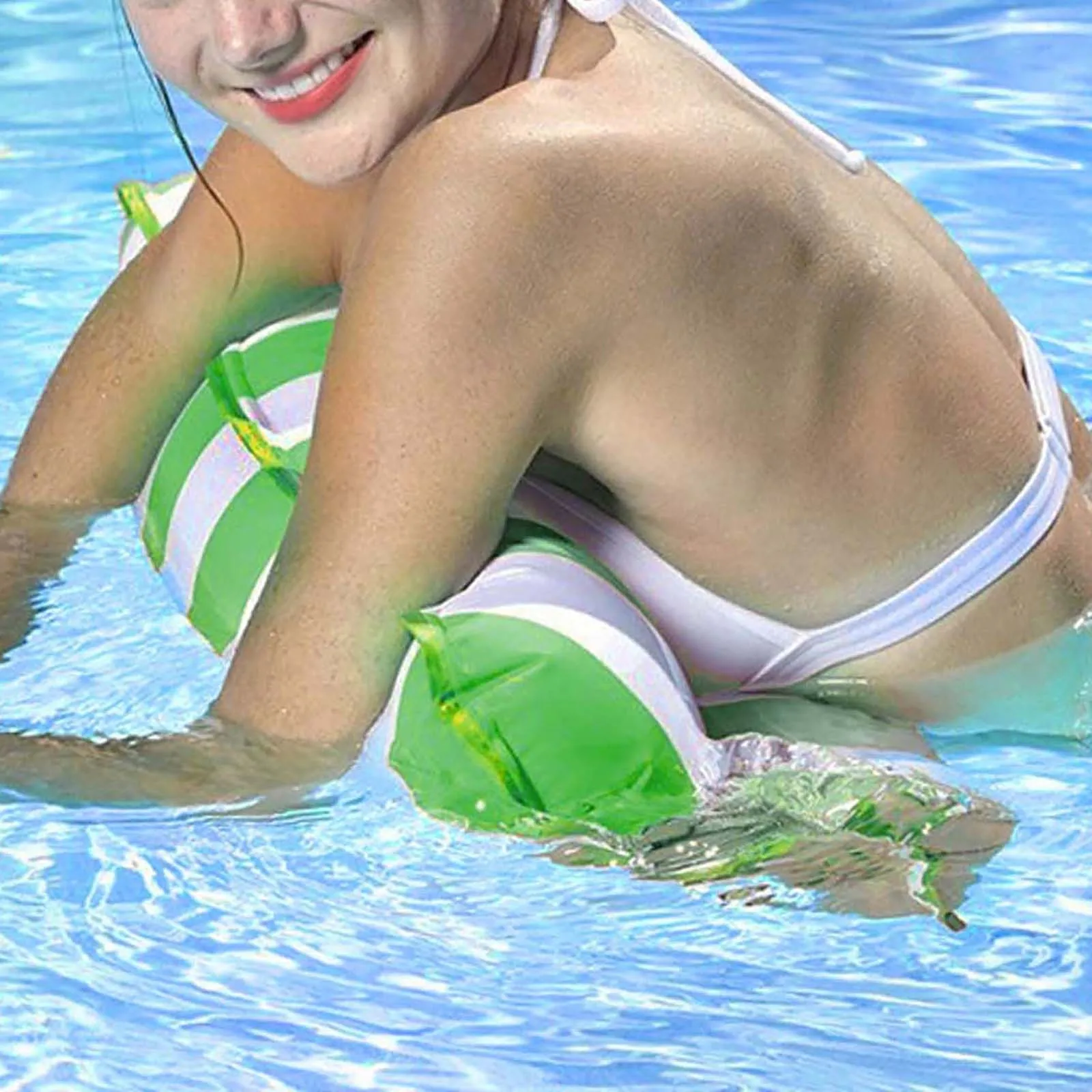 

Inflatable Pool Floats Toys Adult Size, Portable Swimming Pool Chairs Ham-mock