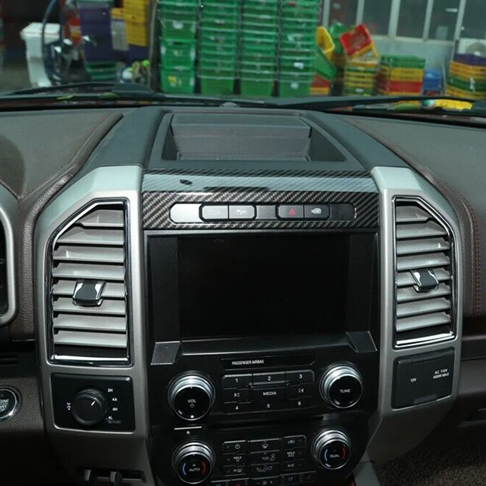 

2015-2020 Cover Trim ABS Black Decoration For Ford F150 Light Switch Panel