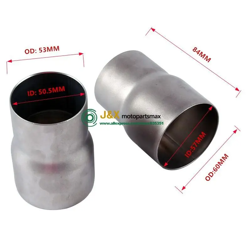 Переходник из нержавеющей стали для мотоцикла выхлопной соединитель соединения