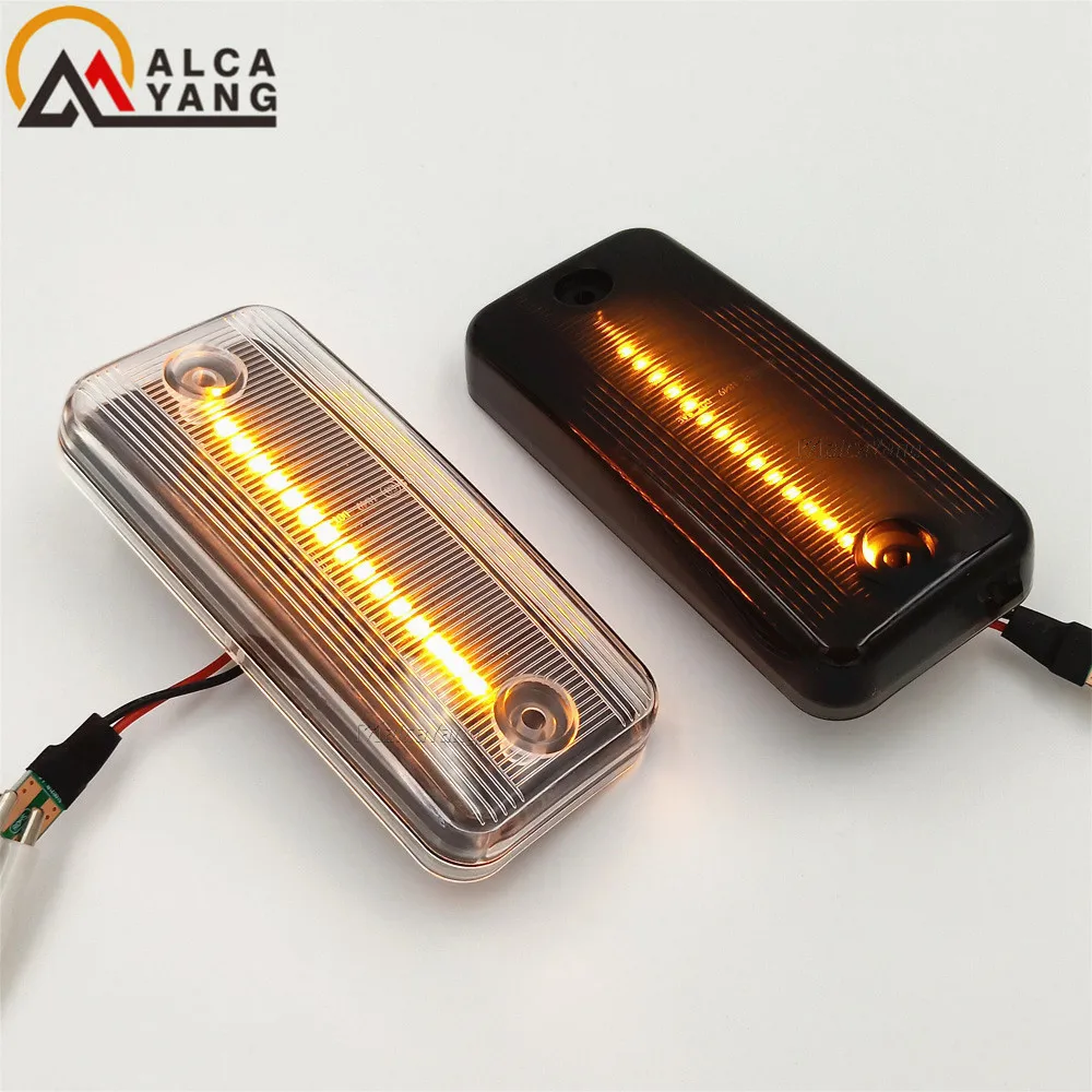 

2Pcs Car Side Marker Lights For Renault Trucks Magnum/ Citroen / Peugeot Boxer Dynamic Turn Signal For VOLVO/ Iveco Daily/ DAF