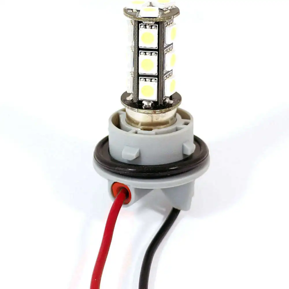 

4 Pcs 1156 1157 7440 7443 315 LED Bulbs Signal Lights Socket Harness Adapters