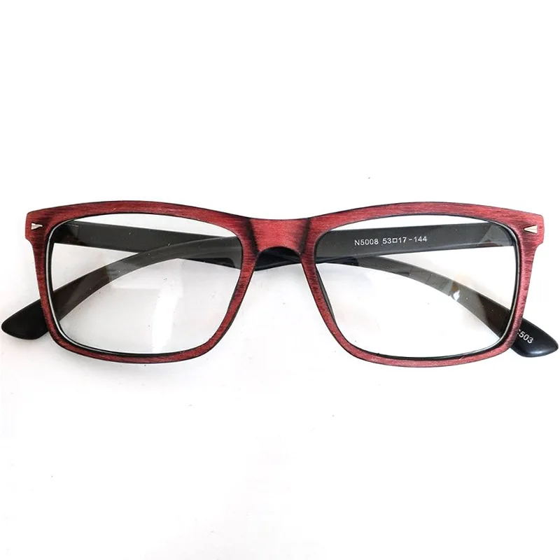 Оправа для очков с имитацией древесины прозрачная блокировкой синего света