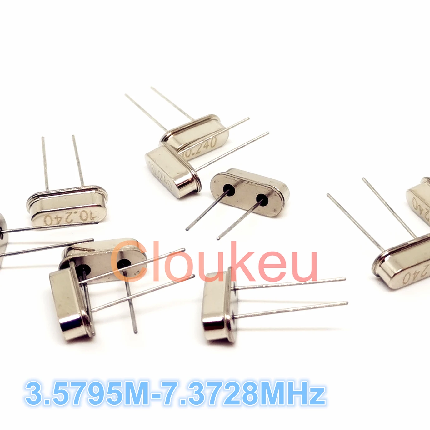 

HC-49S Passive crystal oscillator 3.5795M 3.6864M 4M 4.032M 4.096M 4.1943M 4.5M 4.9152M 5.5296M 6M 6.144M 7.3728MHz