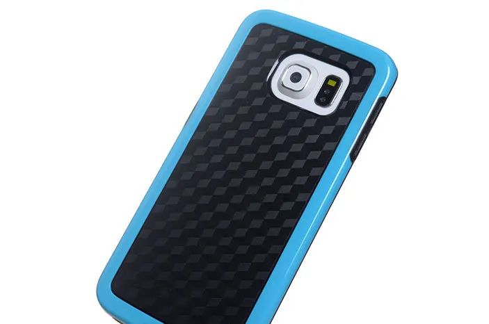 Honey new arrival cuboid solid box design style Case For Samsung GALAXY S6 Edge G9250 protector Back Cover 6 colors |