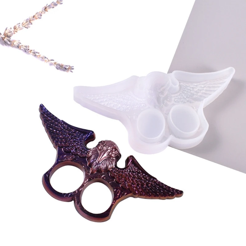 

Eagle Keychain Crystal Epoxy Resin Mold Jewelry Necklace Pendant Silicone Mould B36D