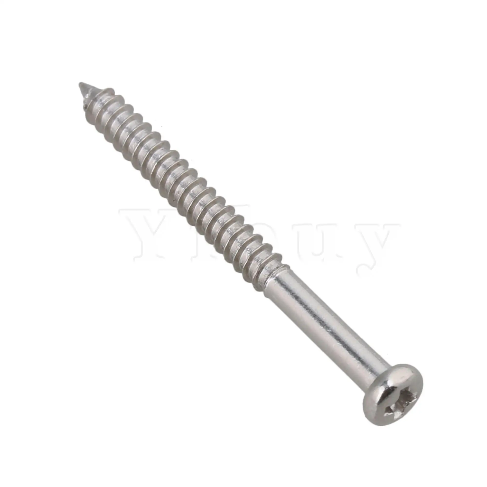 Yibuy 10* GUITAR SCREWS FOR Pickup /CHROME | Спорт и развлечения