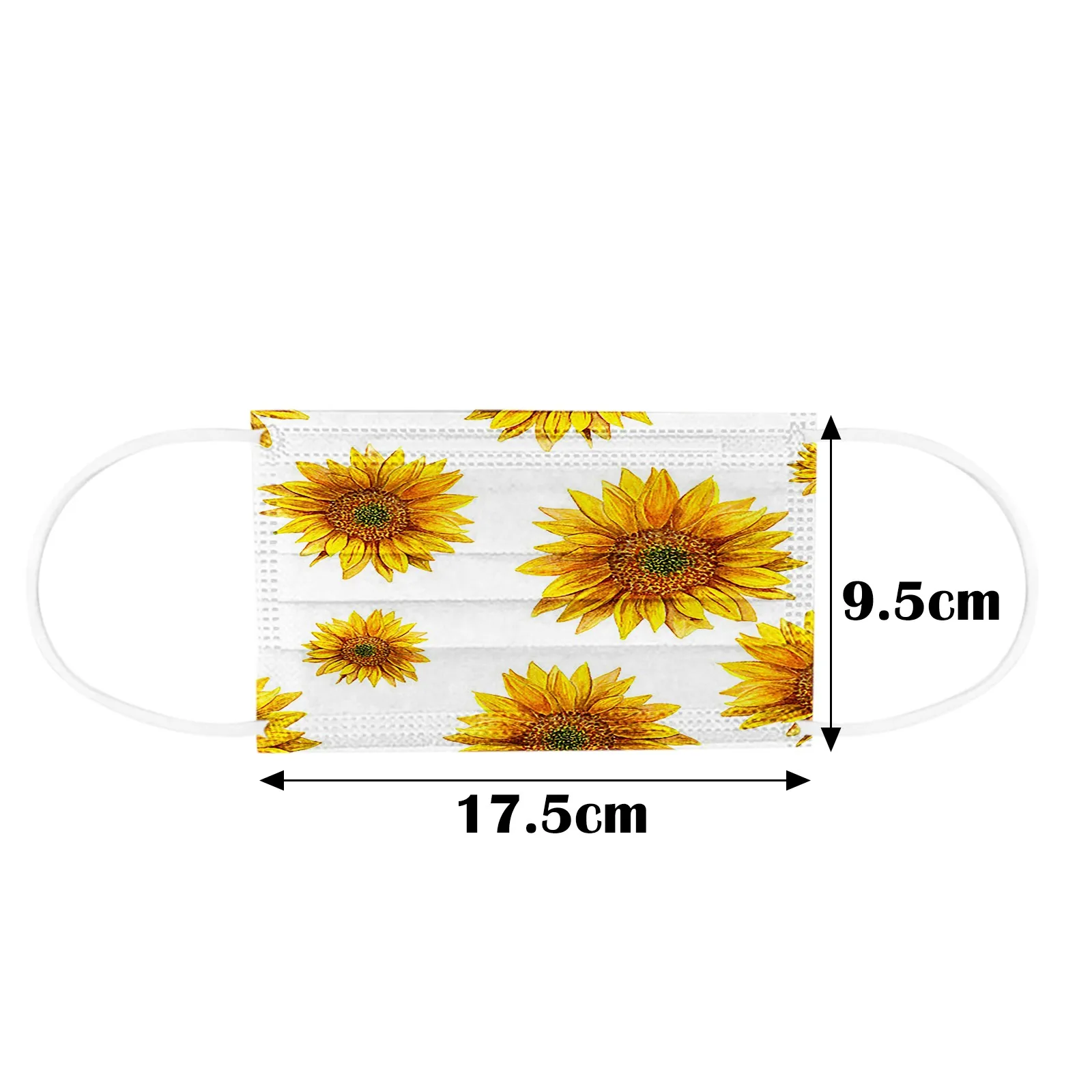 10pcs Adult Floral Printed Masks Mouth-muffle Disposable Flower Pattern Face mask 3 Layer Ply Meltblown Cloth Filter Facemask | Красота и
