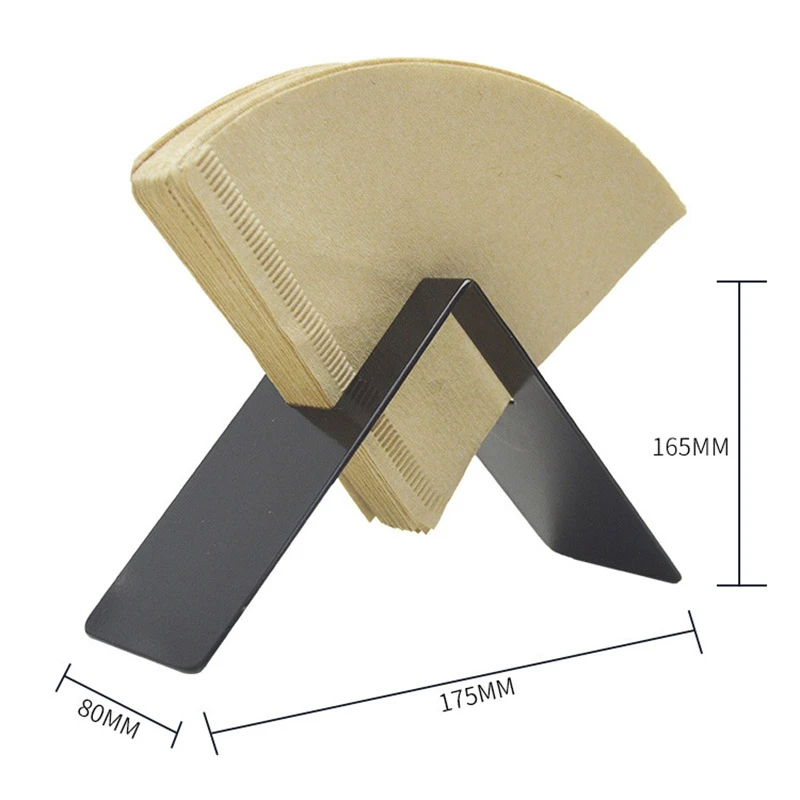 -Комплект из 2 предметов Кофе держатель фильтра фильтр лоток бар стеллаж для