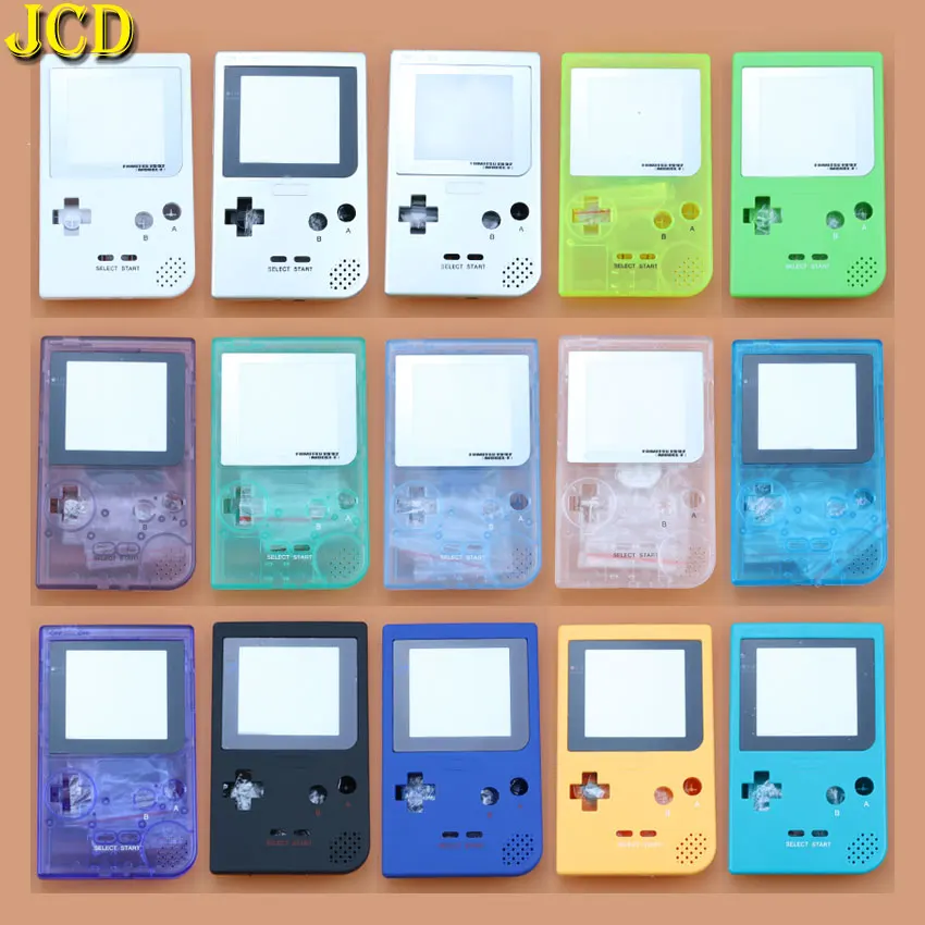 JCD 1 шт. пластиковый Полный Чехол Корпус Замена корпуса для Gameboy Карманная игровая консоль для GBP Оболочка Чехол с кнопками комплект