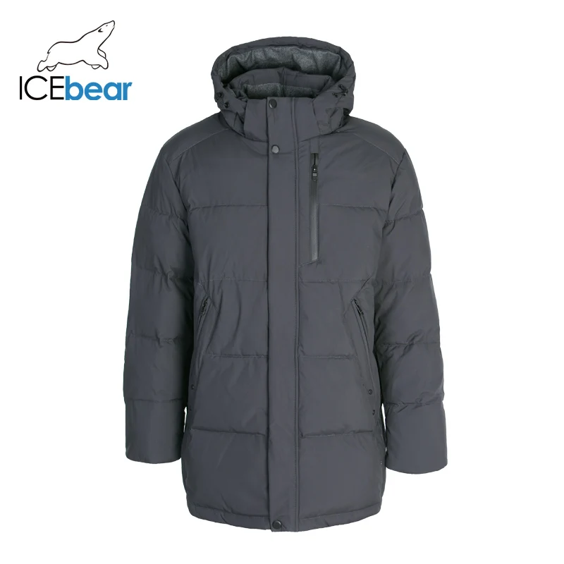 ICEbear 2019 Новая зимняя мужская одежда высококачественное Мужское пальто с