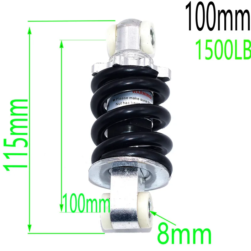 100 мм 125 мм 150 мм 180 мм 190 мм 200 мм амортизатор задней подвески для 47cc 49CC super Minimoto ATV электрический скутер мини карманный велосипед