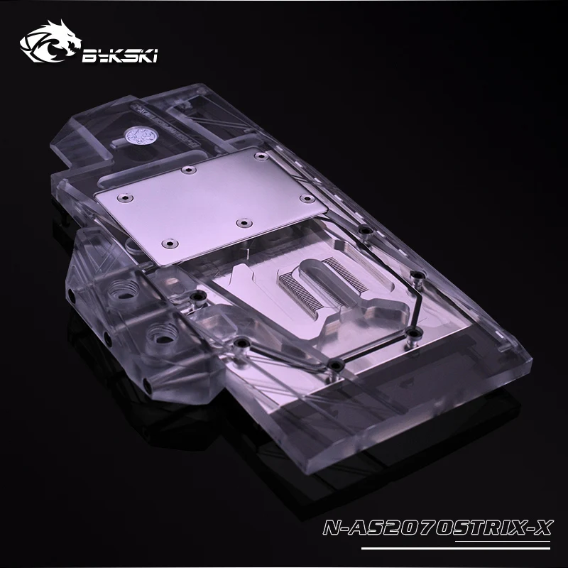 Bykski Full Cover GPU Water Block For ASUS ROG STRIX-RTX2070-O8G Graphics Card AURA SYNC N-AS2070STRIX-X | Компьютеры и офис