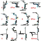 Шлейф с предустановленными кронштейнами для iPhone 6 6P 6s 6SP 7 7P 8 8 Plus X XR XS Xs max Кнопка громкости и тихий переключатель