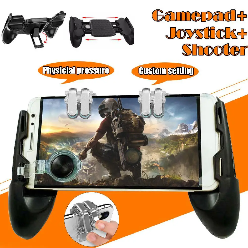 Новый игровой геймпад 3 в 1 для PUBG джойстик + триггер контроллера кнопка огня