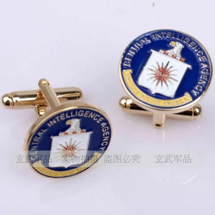 Tomwang201. Пара центрального интеллектуального агентства США запонки CIA значок