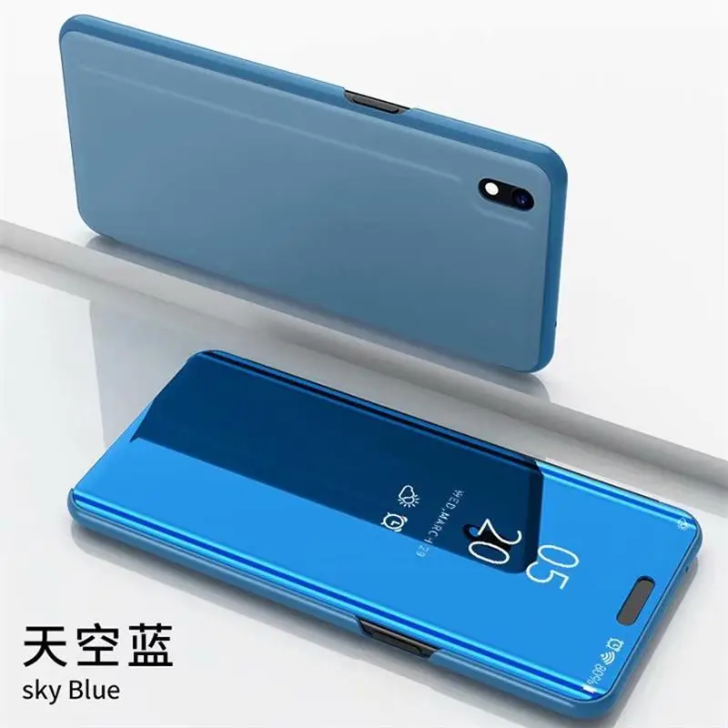 Противоударный чехол для Xiaomi mi Max 3 роскошное умное зеркало флип Полная защита крышка на Xio mi Note 3 Fundas аксессуар