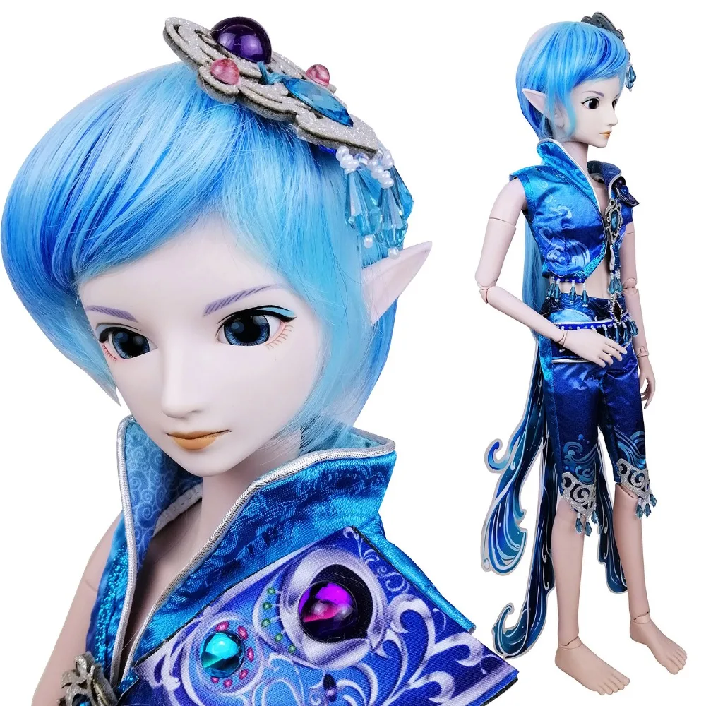 EVA BJD 2" 1/3 BJD кукла Poseidon Мужской 60 см 19 шарнирных кукол водный принц Большая фигурка игрушка подарок кукла для мальчика DA001-45