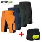 Мужские велосипедные шорты WOSAWE, водонепроницаемые, свободные, для спорта на открытом воздухе, для горных велосипедов