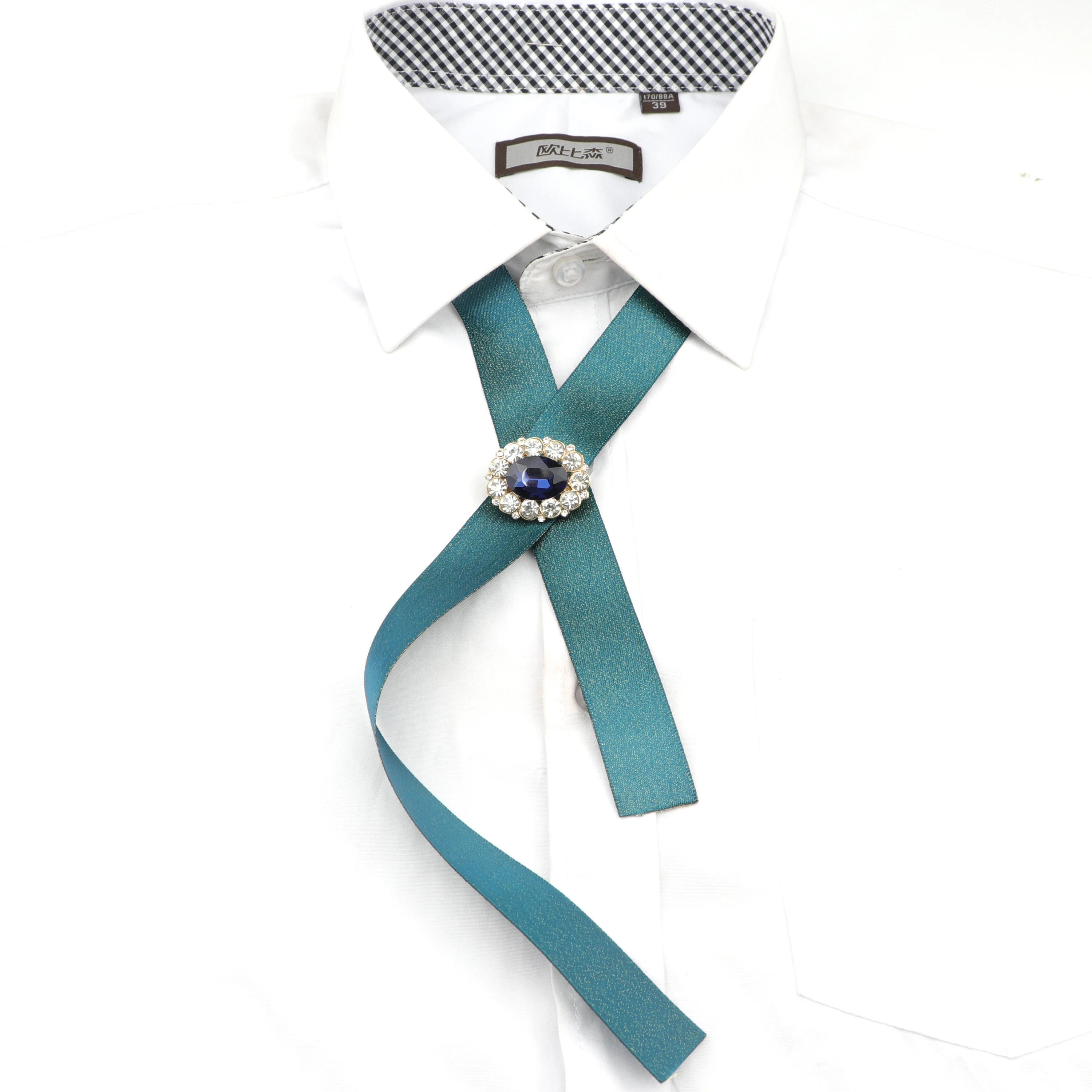 Cross Chic Bow Ties For Women Jewelry Ribbon Tie Bowtie Adjustable Detachable Collar Shirt Accessory Female Bowtie Cravat