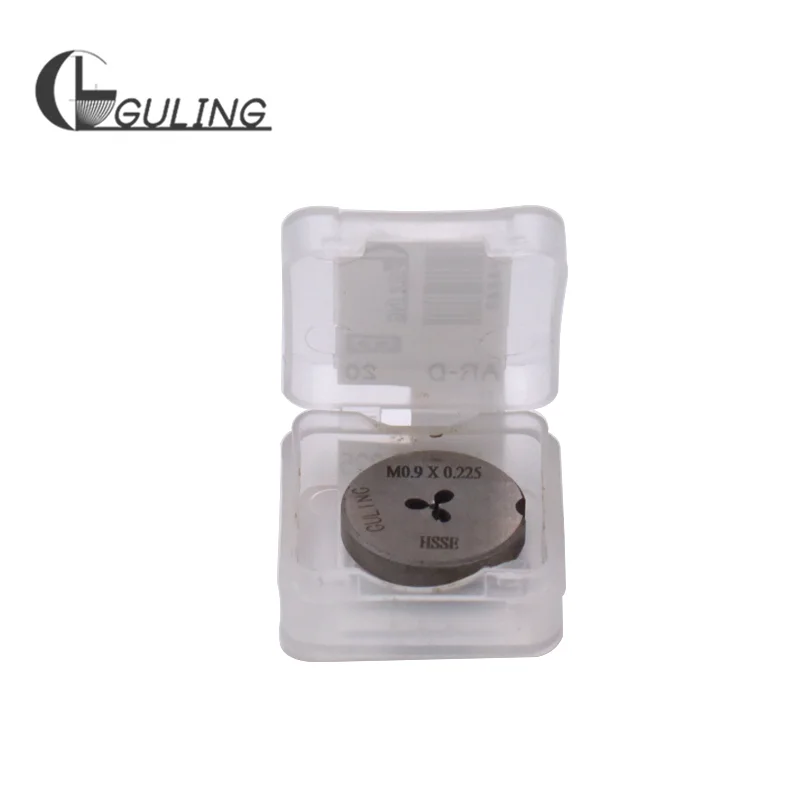 

Метрическая фиксированная круглая матрица GULING HSSE m0.8x0. 2 m0.9x0. 225, резьбовые головки не поддерживают возврат
