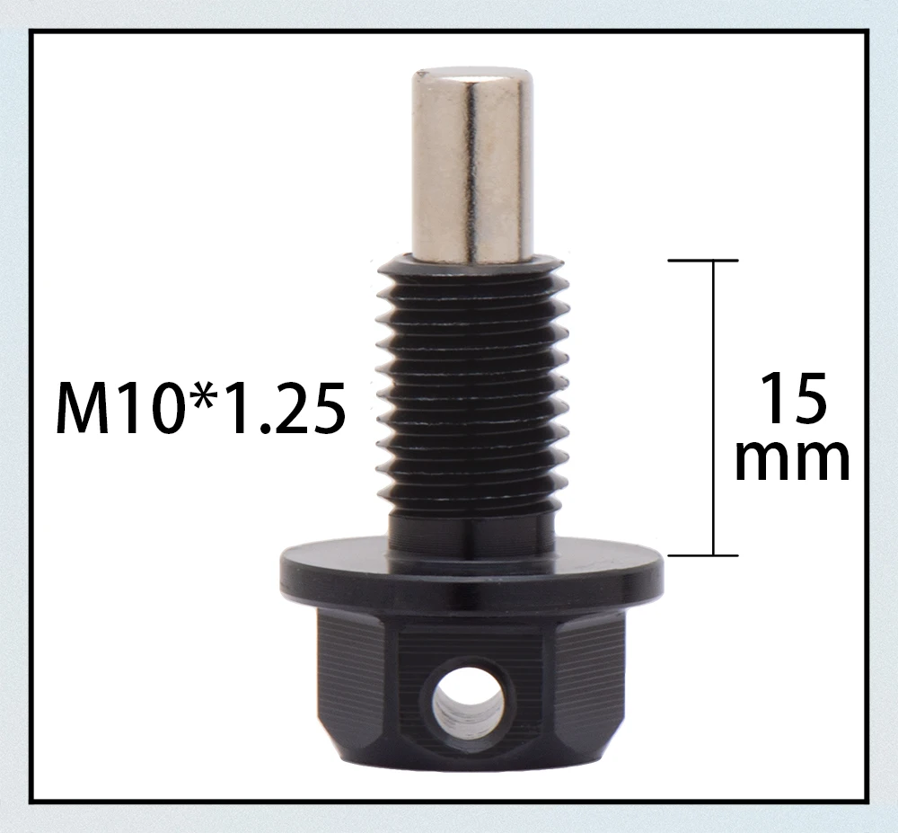 

M10 * 1,25, m10 * 1,5, M12 * 1,5, M14 * 1,5, M18 * 1,5, алюминиевая Магнитная пробка для слива масла, дренажный болт, гайка, магнитная пробка для слива масла