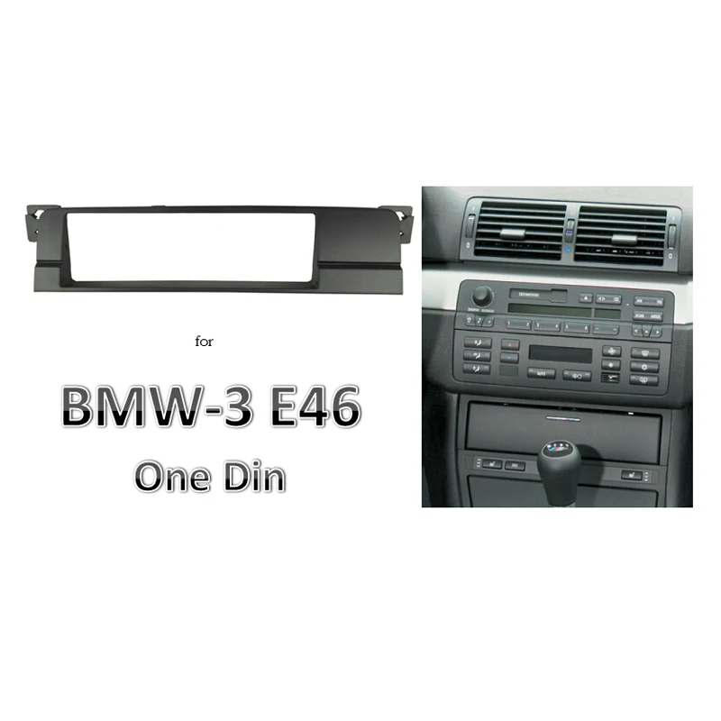 Автомобильная панель для BMW 3 серии E46 1998 2005 радиоприемник CD DVD стереопанель
