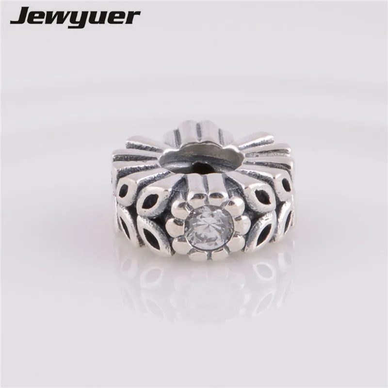 Серебряные Подвески с блестящим лесным цветком серебро 925 пробы Изящные