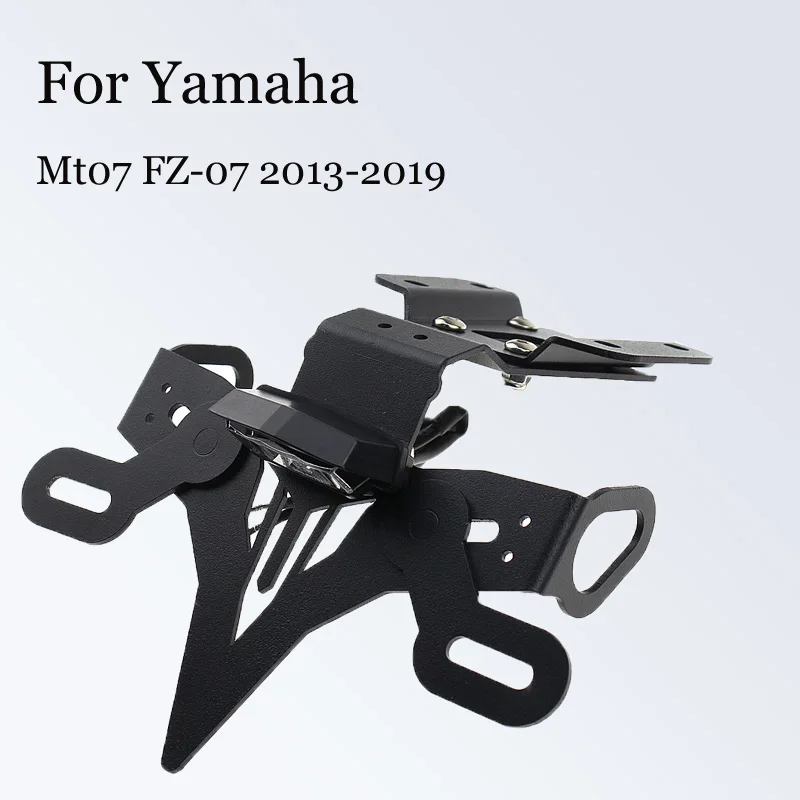 

For Yamaha Mt07 FZ-07 2013-2019 Modified License Plate Holder License Plate Bracket License Plate Frame license plate cover
