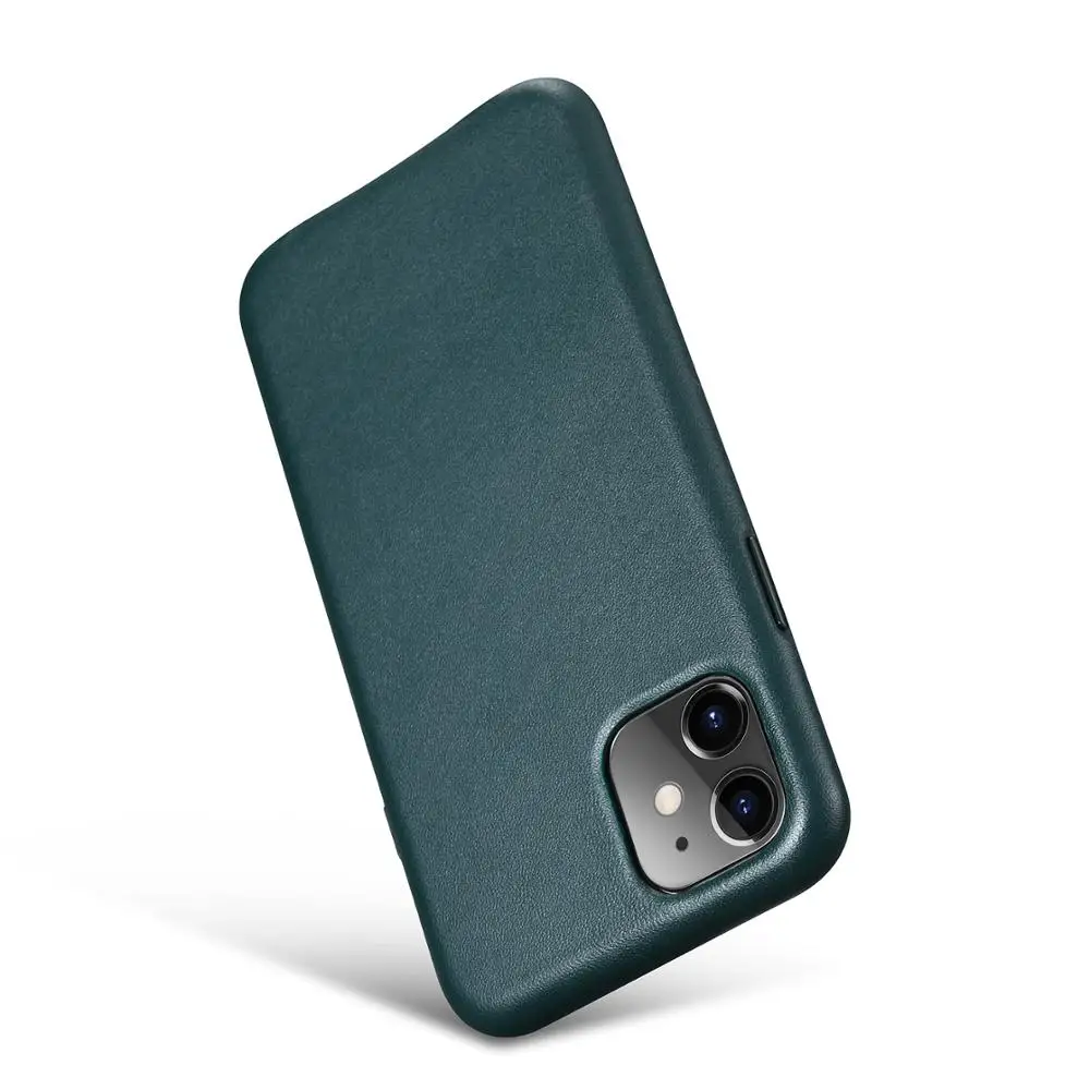 Оригинальный кожаный чехол ручной работы для iPhone 11 винтажная задняя крышка из