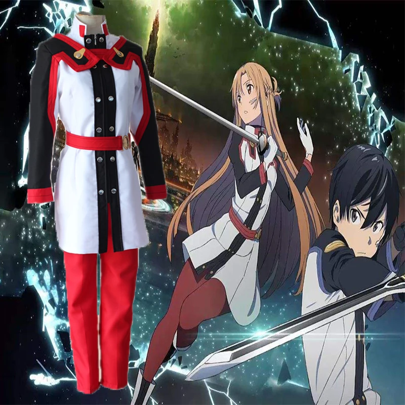 

Anime Sword Art Online Cosplay Costumes Asuna Yuuki Cosplay Costume Uniforms Halloween Carnival Party Game Cosplay Costume