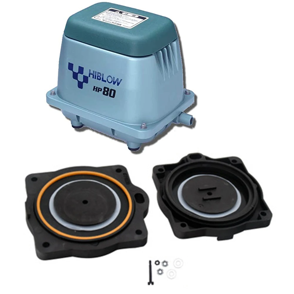 Мембранный воздушный насос HIBLOW HP 80 60 Фильтры комплект для ремонта и