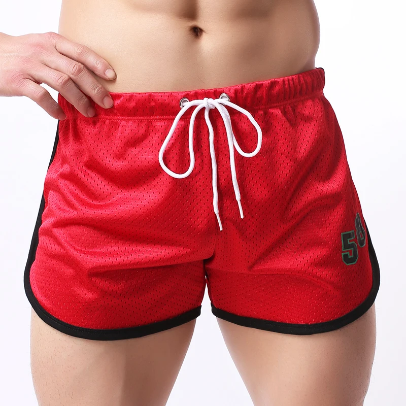 

New Gym Mens Sport Running Shorts Quick Dry grid Workout Short Pants GYM Wear Men Soccer Tennis Training Beach Swim Shorts